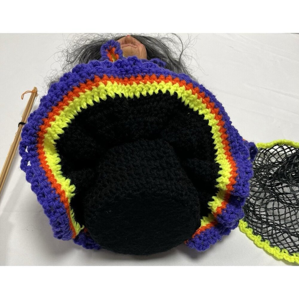 Handmade Halloween Granny Crochet Witch 🎃 - Picture 9 of 9
